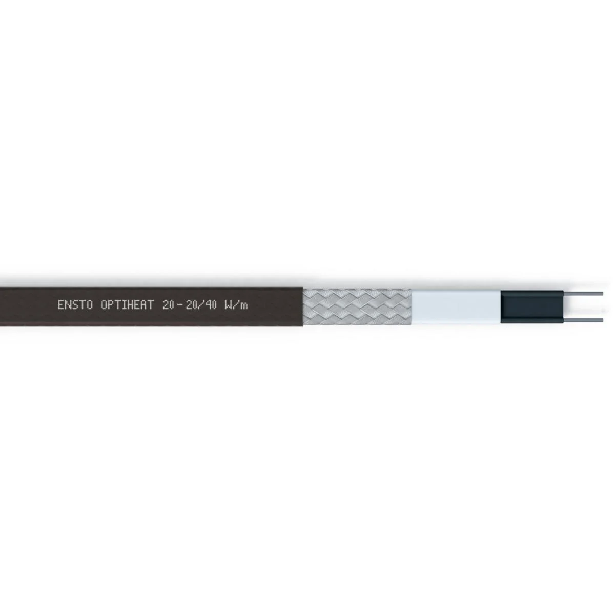 Lämpökaapeli Itserajoittuva Optiheat 20/40 W/M Musta K250