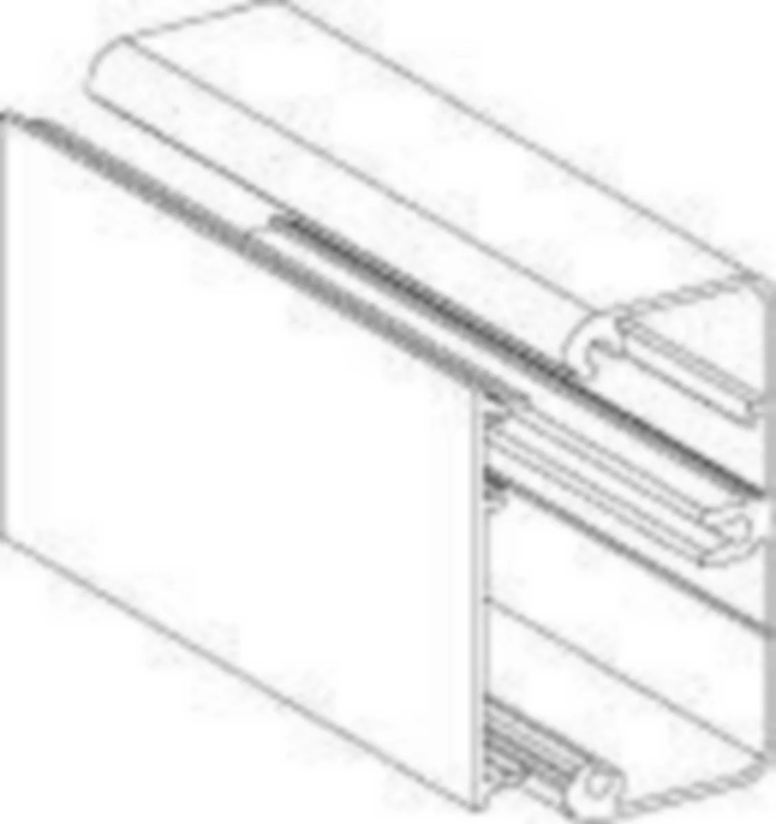 Asennuskanava Ductel Tba302-3 Al 65X30X3000 Val
