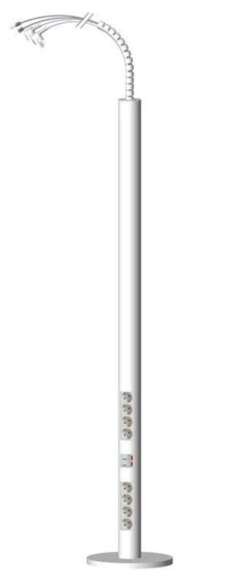 Pistorasiapylväs Pajap Prp424 2X4-Os 2Xrj45 Va