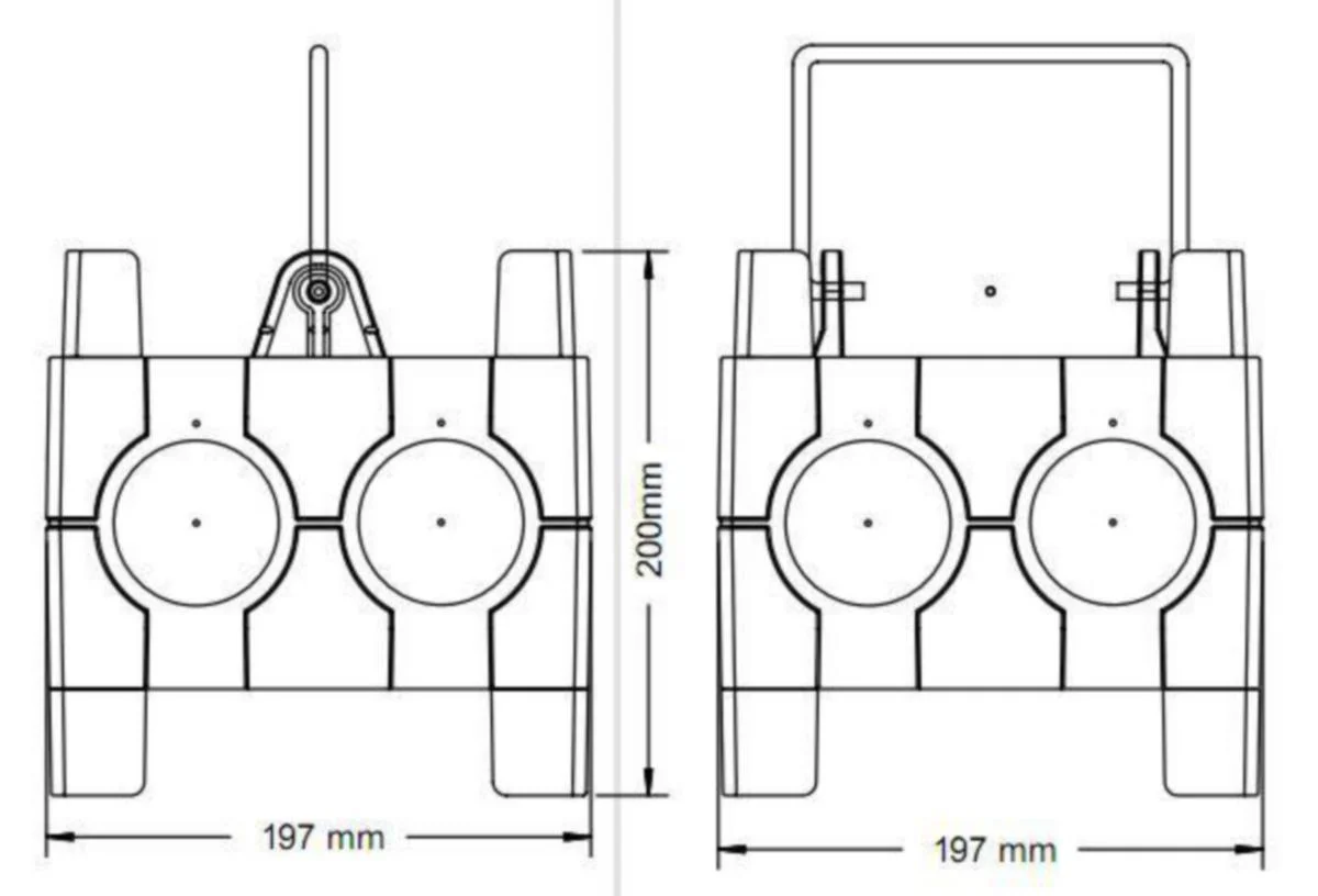 Pistorasiakeskus Pce 9030010 16A Ip44 2Cee 4Sch