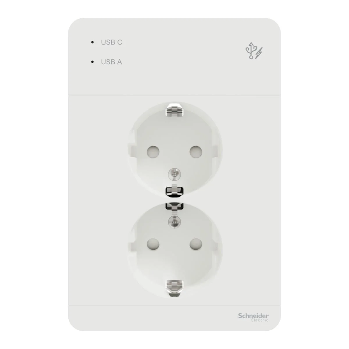 Pistorasia + Usb Exxact 2-Pr + 2X Usb Lat. A+C 3A Val