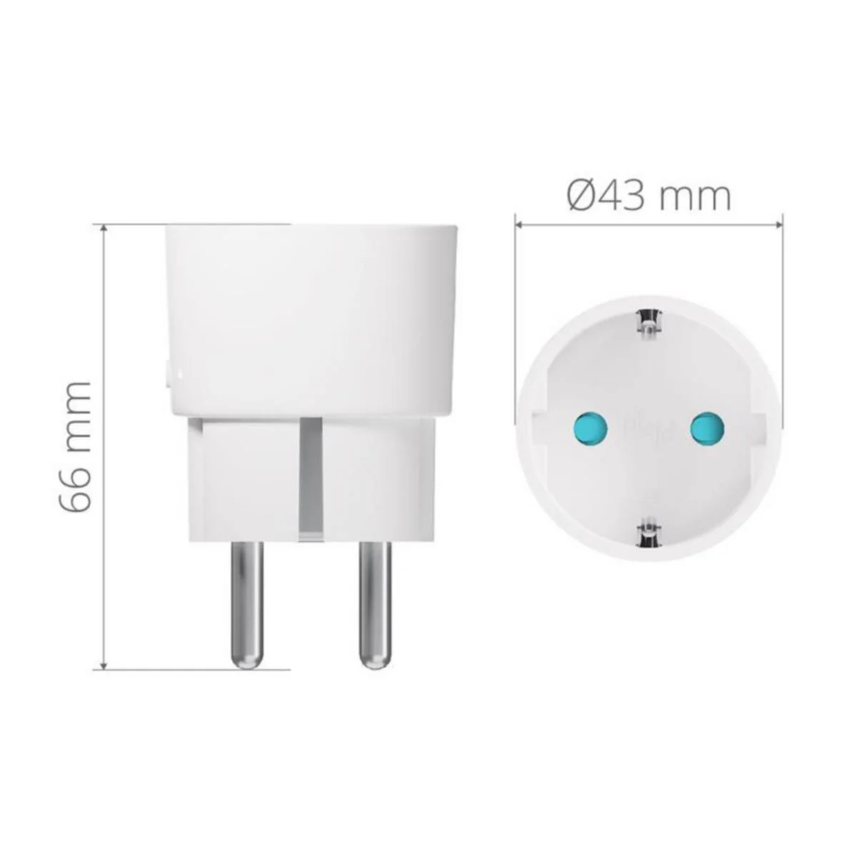 Releyksikkö Plejd Smart Plug On/Off, Päälle Ja P