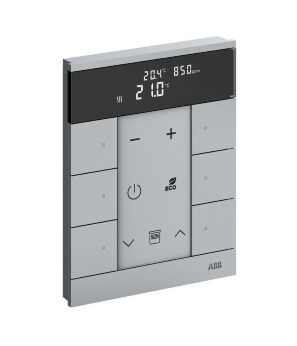 Huonetermostaatti Abb Freehome 6-Os T Co2 Rh Voc Alu