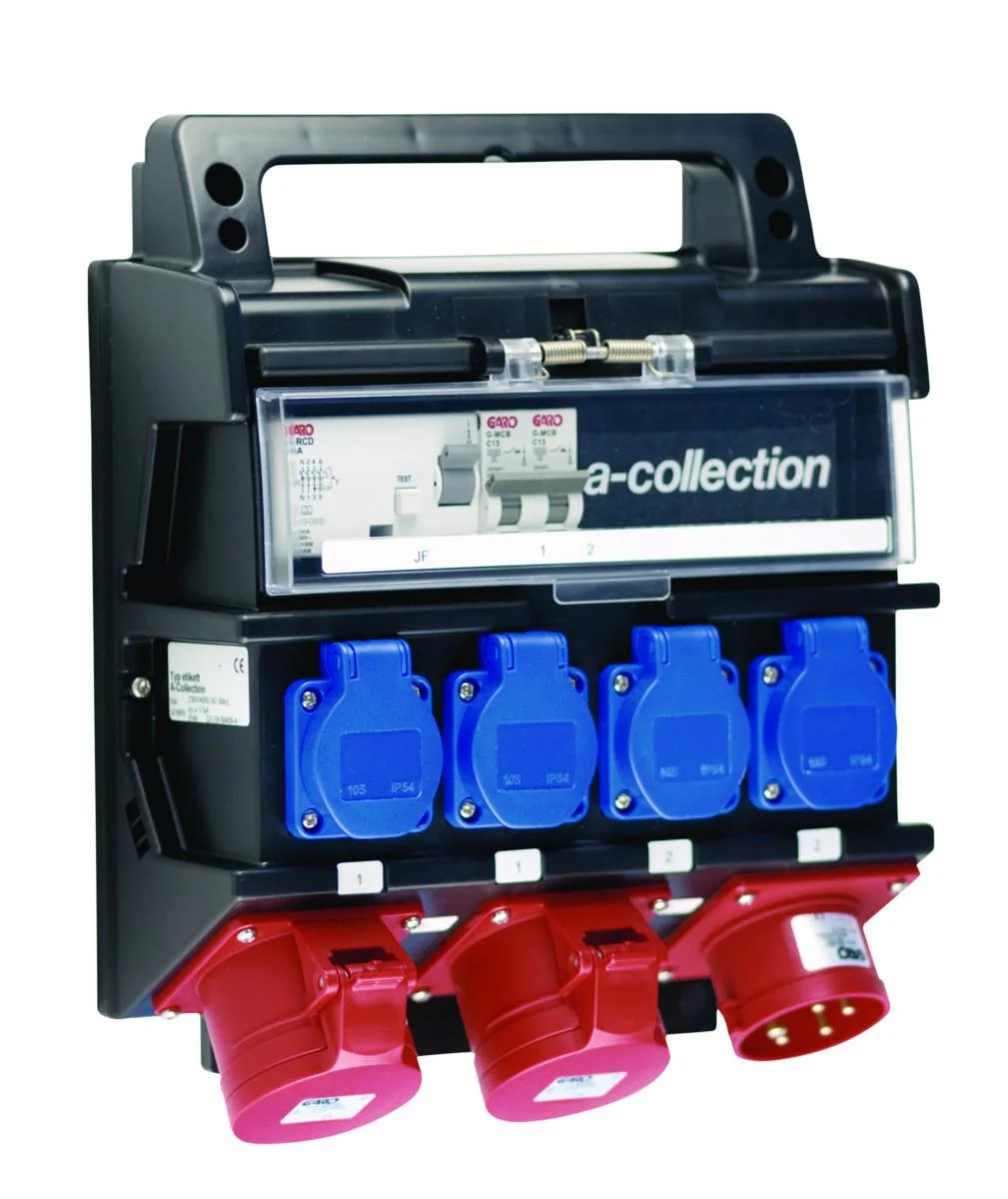 Pistorasiakeskus A-Collection 16A Vv-Suoja 4Xschuko 2X16A