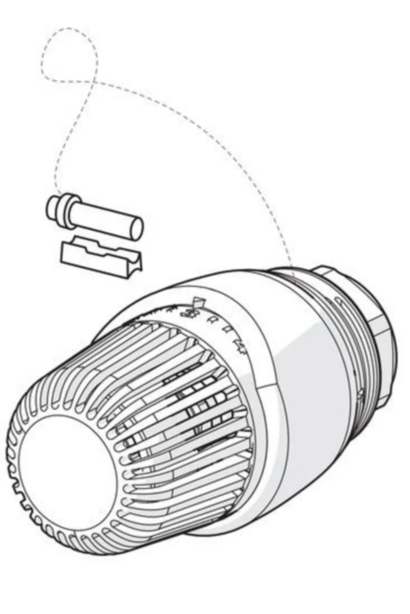 Termostaattiosa Irtoanturilla 1M Stabila- 446301
