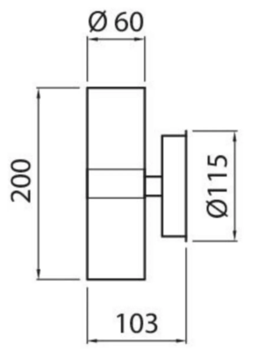 Seinäval Ulko Alppila Double Ip44 2Xgu10 Glc Wh