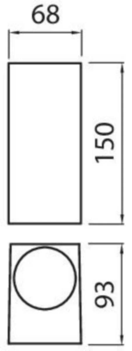 Yleisvalaisin Pinta Sunddouble Ip44 2Xgu10 Glc Ant