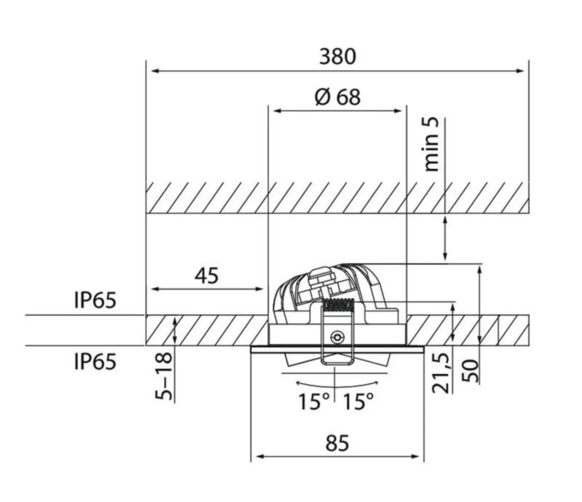Alasvalo Compact Compact Outdoor Ip65 840 Mu