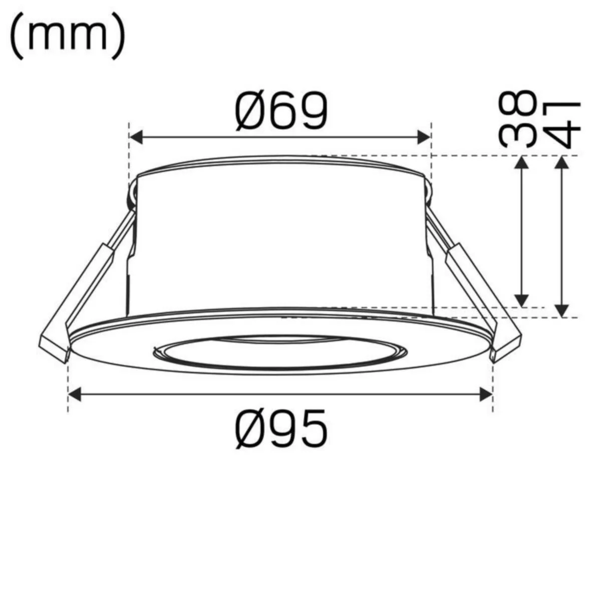 Alasvalo Hide A Lite Ip44 420Lm 6W 4000K Dim Wh