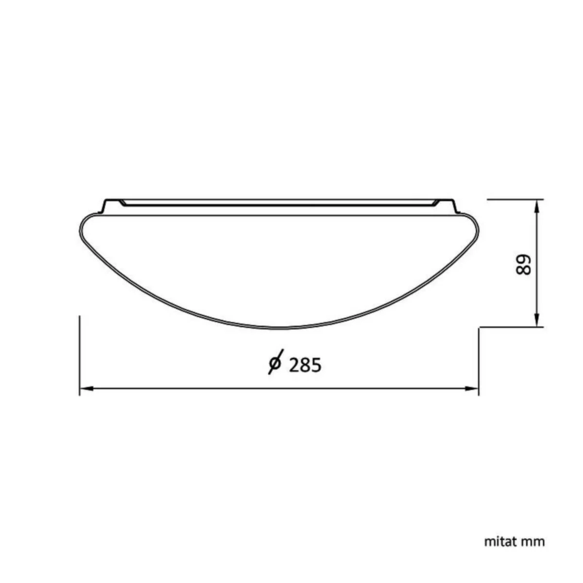 Yleisvalaisin Modus Brsb Ip44 20W 840 2000Lm