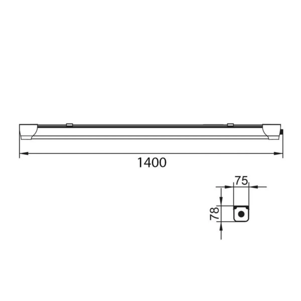 Teollisuusvalaisin Sulj Modus Ph Ip65 37W 840 5400Lm Pmma Ha