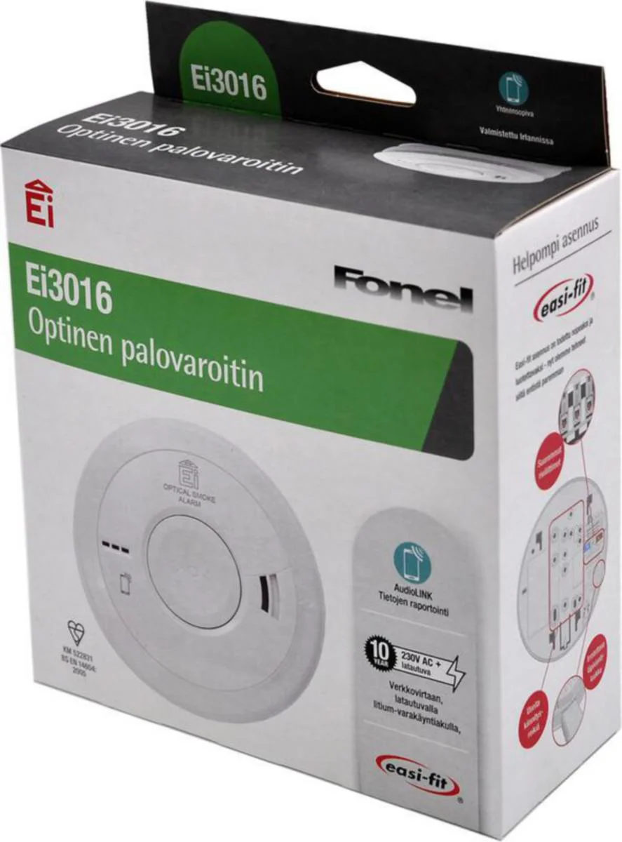 Palovaroitin Optinen Ei3016  230 Vac Akkuvarmenn.