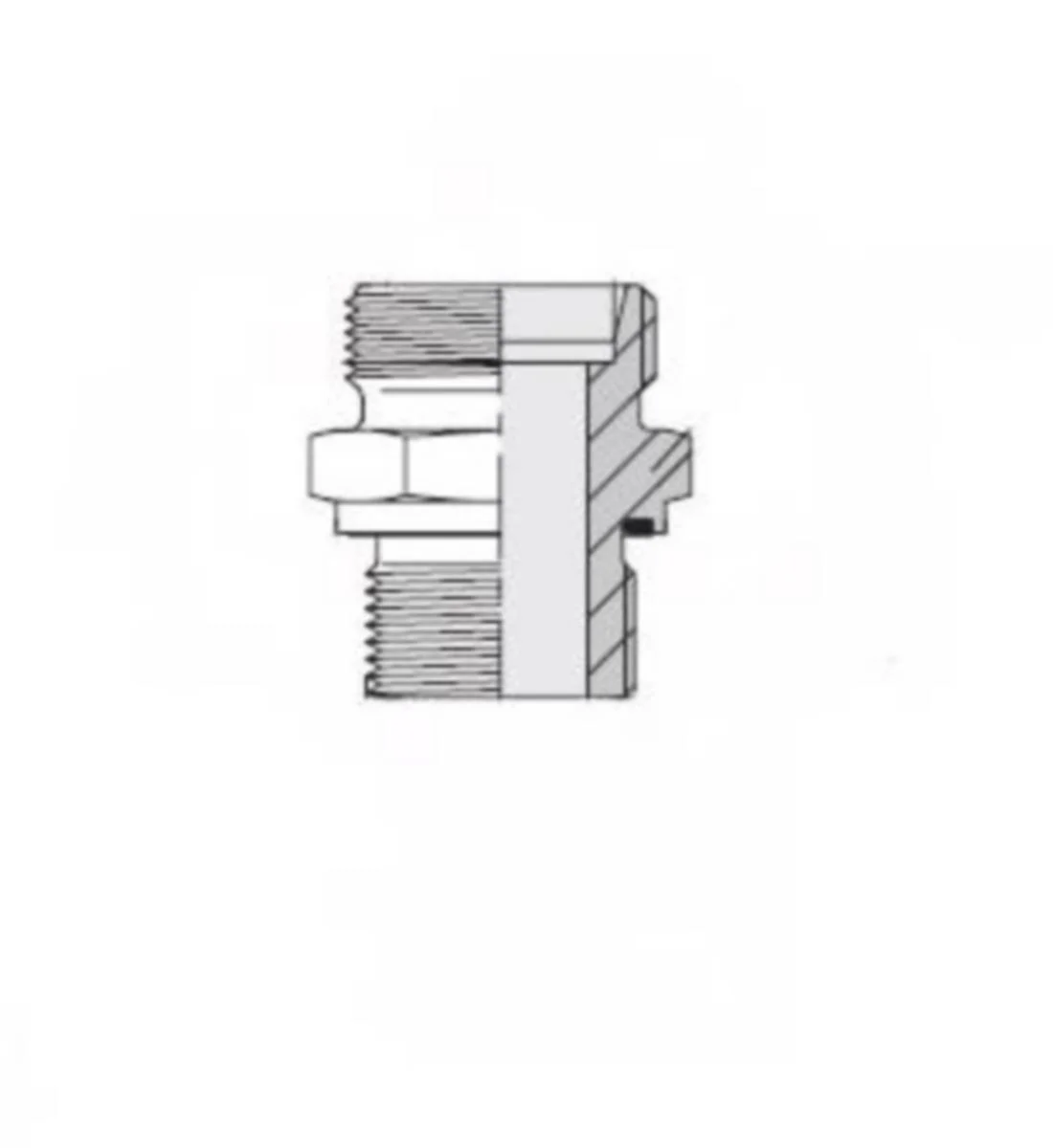 Perusliitin Voss BSP-kierre GE-R  XBEDS, 0BEDS